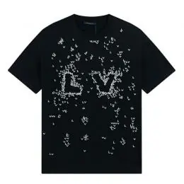 louis vuitton lv t-shirt manches courtes pour unisexe s_1262ba1